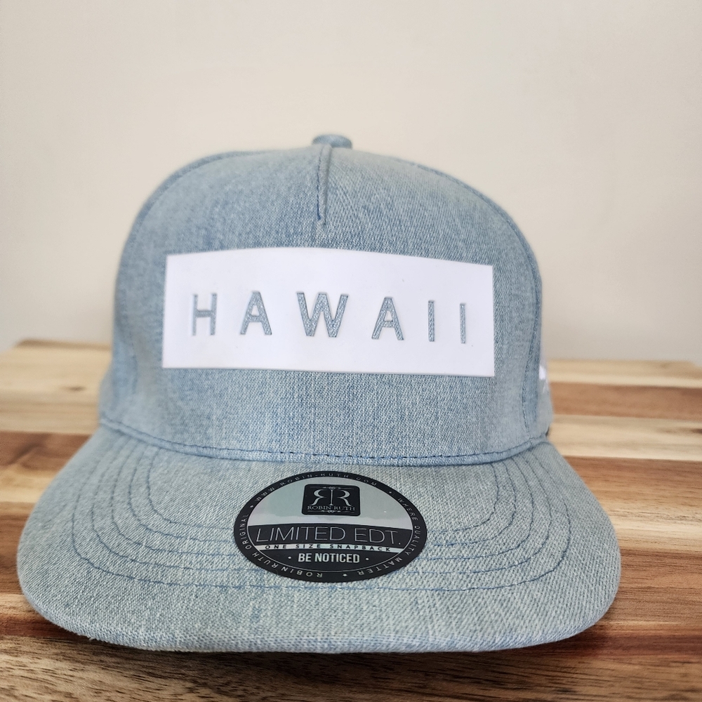 NWOT Limited Edition Authentic Robin Ruth Hawaii Snapback Ball Cap One Size